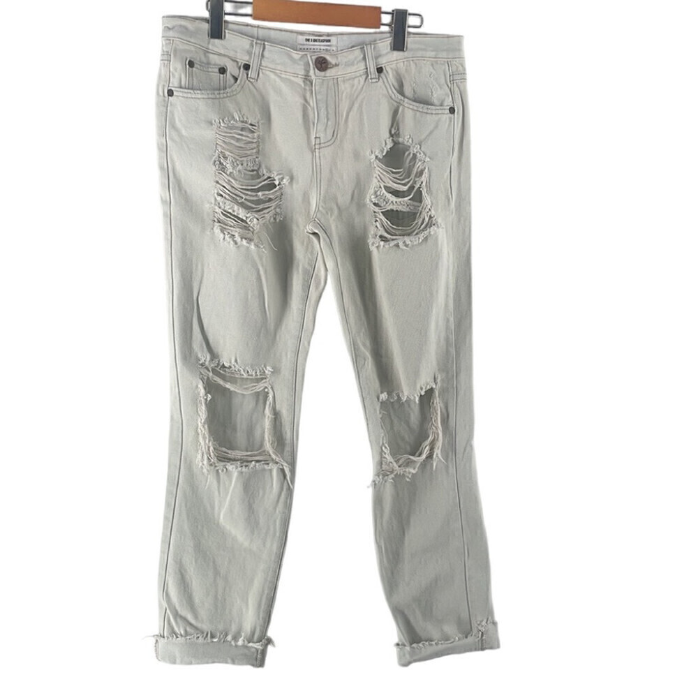 One X One teaspoon jeans awesome baggies distressed jeans sz 31